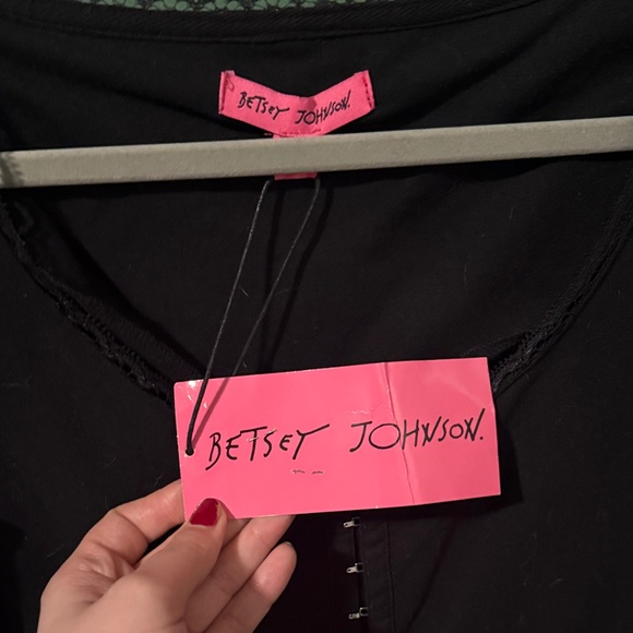 Betsey Johnson Black Long Sleeve Dress - Picture 3 of 6